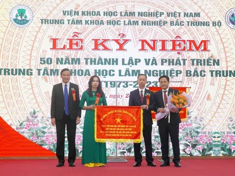 Trung tâm Khoa học Lâm nghiệp Bắc Trung Bộ tổ chức lễ kỷ niệm 50 năm thành lập và phát triển