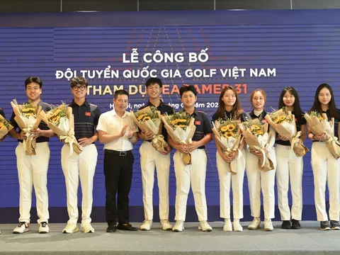 Lễ công bố Đội tuyển Quốc gia Golf Việt Nam tham dự SEA Games 31