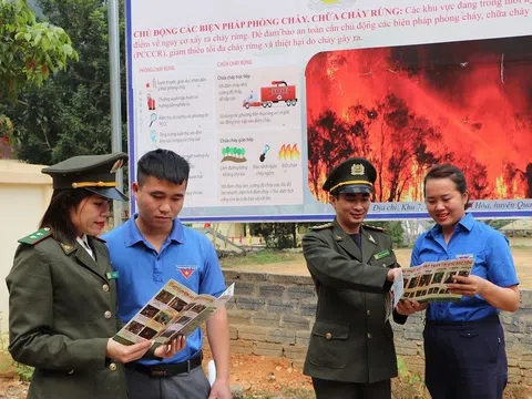 Lực lượng Kiểm lâm Thanh Hóa tích cực tuyên truyền, tập huấn về phòng cháy, chữa cháy rừng