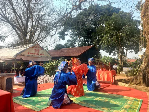 Nhiều hoạt động văn hóa dân gian đặc sắc tại Lễ hội Đền thờ Lý Thường Kiệt
