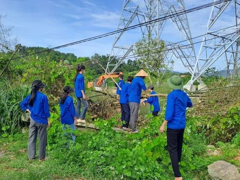 Hơn 1.000 Đoàn viên, Thanh niên tham gia hỗ trợ dự án đường dây 500kV mạch 3