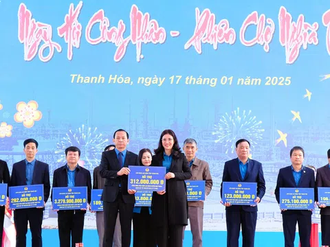 Thanh Hóa: Xuân yêu thương, chợ nghĩa tình - Ngày hội Công nhân 2025