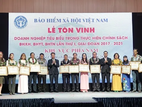 BHXH Việt Nam tôn vinh 103 doanh nghiệp thực hiện tốt pháp luật BHXH, BHYT