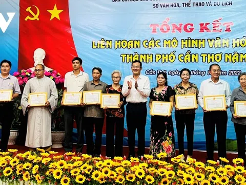 Cần Thơ khen thưởng 85 mô hình văn hóa tiêu biểu năm 2022