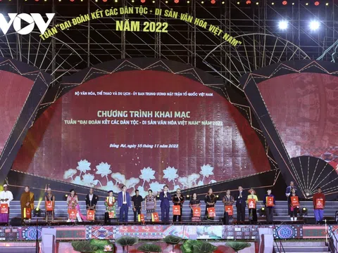 Tuần lễ Đại đoàn kết các dân tộc - Di sản văn hóa Việt Nam 2022 với nhiều sự kiện hấp dẫn