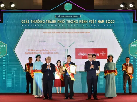 Công ty Điện Quang xuất sắc giành 02 giải thưởng tại Lễ trao giải Thành phố thông minh 2022