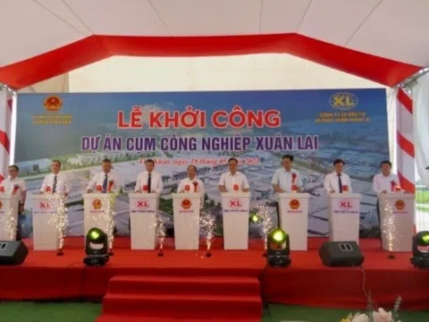 Thanh Hoá: Khởi công dự án cụm công nghiệp Xuân Lai, huyện Thọ Xuân