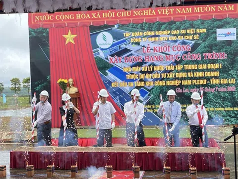 Gia Lai: Khởi công xây dựng Nhà máy xử lý nước thải tập trung tại Khu công nghiệp Nam Pleiku