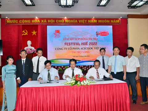 Công ty Cổ phần Acecook Việt Nam là "Nhà tài trợ vàng" cho Festival Huế 2022