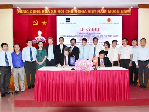UBND tỉnh Thừa Thiên Huế và Ngân hàng Phát triển Châu Á ký kết hợp tác