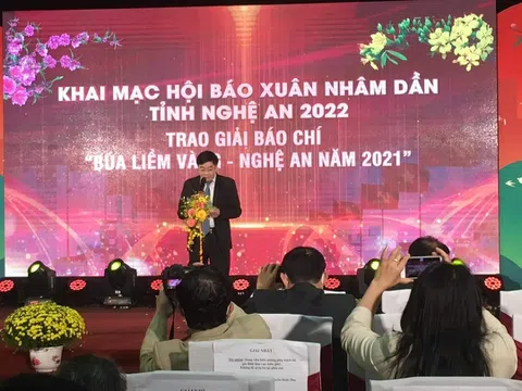 Nghệ An : Khai mạc Hội Báo Xuân Nhâm Dần tỉnh Nghệ An năm 2022