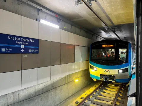 Tuyến Metro số 1 tại TP.HCM dự kiến sẽ có mức giá vé dao động từ 6.000 đồng đến 20.000 đồng/lượt