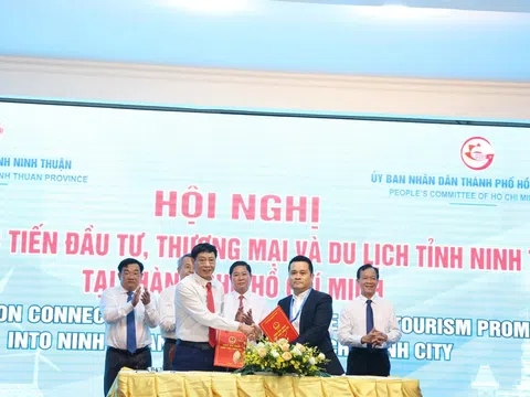 Ninh Thuận và TP. Hồ Chí Minh ký kết thỏa thuận hợp tác, thúc đẩy đầu tư, thương mại và du lịch