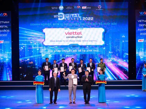 Viettel dẫn đầu giải thưởng chuyển đổi số Việt Nam 2022