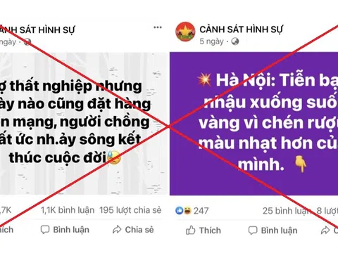 Cảnh báo trang mạng xã hội giả mạo, sử dụng tên, hình ảnh, ký hiệu, biểu tượng của lực lượng Công an nhân dân