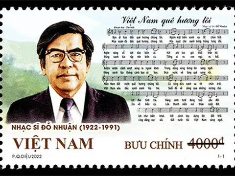 Phát hành bộ tem “Kỷ niệm 100 năm sinh nhạc sĩ Đỗ Nhuận”