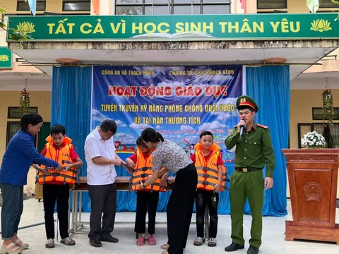 Hà Tĩnh: Tăng cường tuyên truyền phòng, chống đuối nước cho học sinh