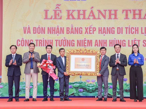 Hà Tĩnh: Khánh thành và đón bắng xếp hạng di tích cấp tỉnh Nhà tưởng niệm anh hùng liệt sỹ Phan Đình Giót