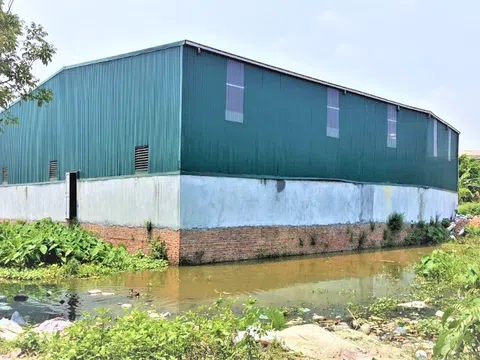 Loạt nhà xưởng xây dựng kiên cố trên đất nông nghiệp, UBND huyện Hoài Đức "né" câu trả lời?