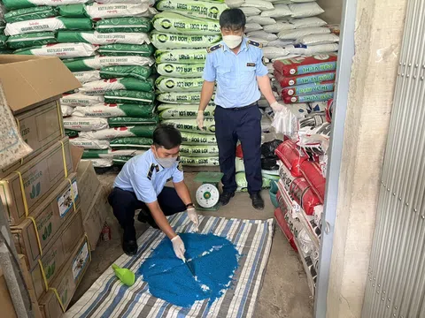 Cục QLTT tỉnh Tiền Giang phát hiện 4 tấn phân bón không đảm bảo chất lượng