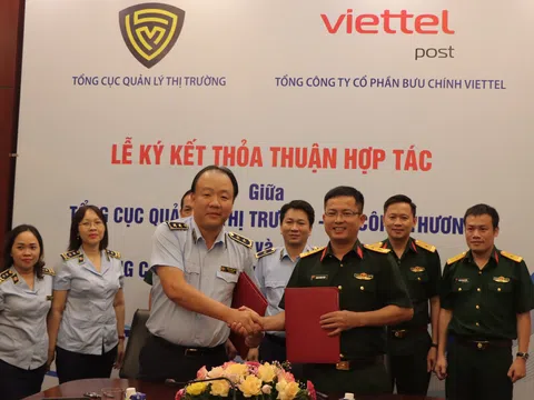 Tổng cục QLTT và Viettel Post ký kết thỏa thuận hợp tác trong kiểm tra, xử lý hàng hóa vi phạm qua đường bưu chính