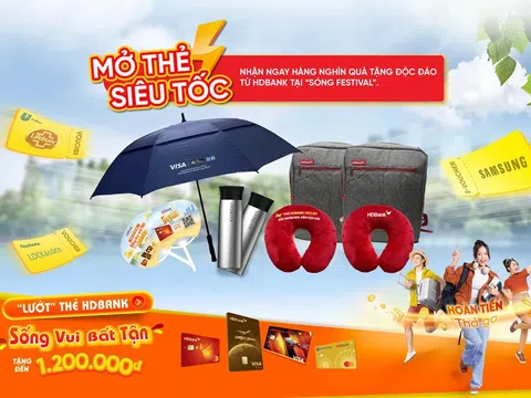 HDBank đến “Sóng Festival” cùng deal giảm giá độc quyền tới 50% từ Samsung