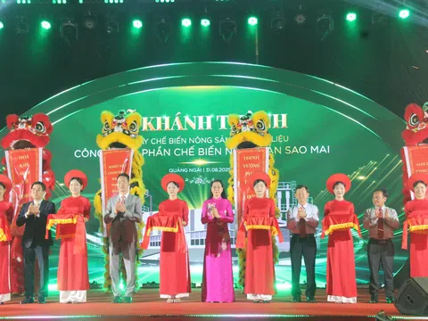 Khánh thành Nhà máy Sao Mai 500 tỷ đồng: Động lực mới cho công nghiệp chế biến nông sản Quảng Ngãi