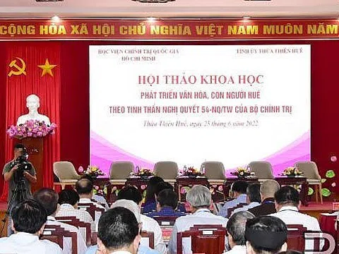 Thừa Thiên Huế: Phát triển văn hóa, con người theo Nghị quyết số 54-NQ/TW của Bộ Chính trị