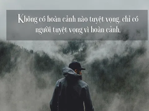 Bản lĩnh con người thể hiện rõ nhất khi họ rơi xuống đáy