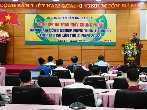 Lào Cai: Vinh danh các sản phẩm công nghiệp nông thôn tỉnh Lào Cai năm 2022