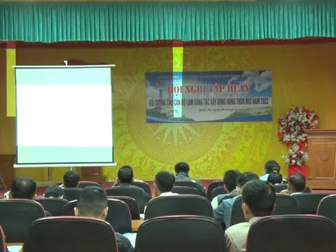 Quản Bạ (Hà Giang) Tập huấn, bồi dưỡng cho cán bộ làm công tác xây dựng nông thôn mới năm 2022