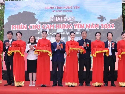 Khai mạc Phiên chợ cam Hưng Yên năm 2022