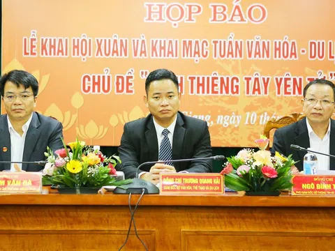 Bắc Giang tổ chức họp báo về Lễ khai hội Xuân Tây Yên Tử và Tuần Văn hóa - Du lịch năm 2023