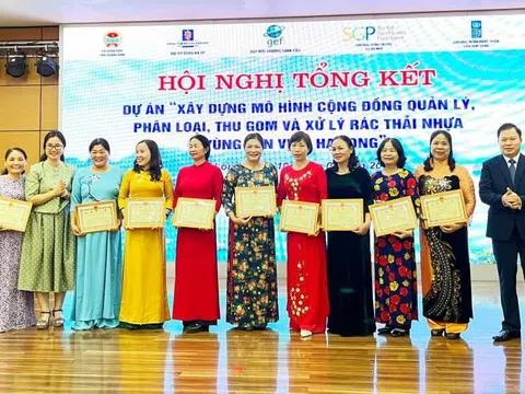 Quảng Ninh: Tổng kết dự án xây dựng mô hình cộng đồng quản lý, phân loại, thu gom và xử lý rác thải nhựa vùng ven Vịnh Hạ Long