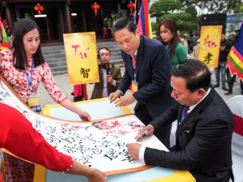 Hải Phòng: Lễ hội Khai bút đầu Xuân tại Khu tưởng niệm Vương triều Mạc