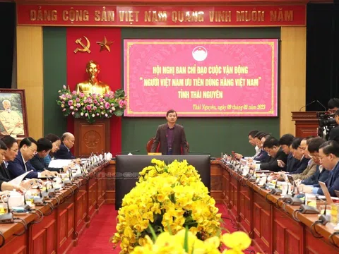 Thái Nguyên: Ban chỉ đạo Cuộc vận động “Người Việt Nam ưu tiên dùng hàng Việt Nam” tổ chức hội nghị