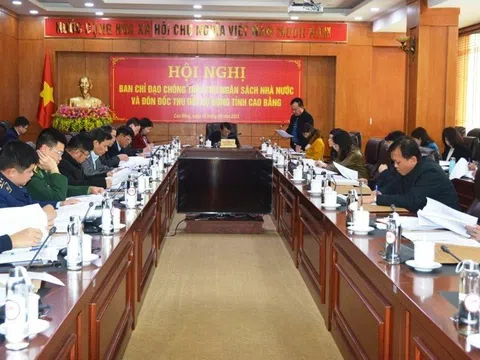 Cao Bằng: Họp Ban Chỉ đạo chống thất thu ngân sách nhà nước và đôn đốc thu hồi nợ đọng