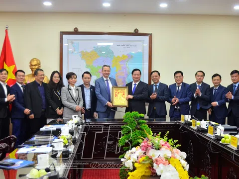 UBND tỉnh Thái Bình làm việc với đoàn công tác của Phòng Công nghiệp và Thương mại Đức tại Việt Nam