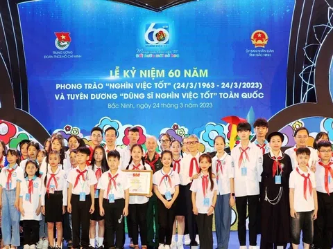 Bắc Ninh: Tổ chức Lễ kỷ niệm 60 năm phong trào “Nghìn việc tốt"