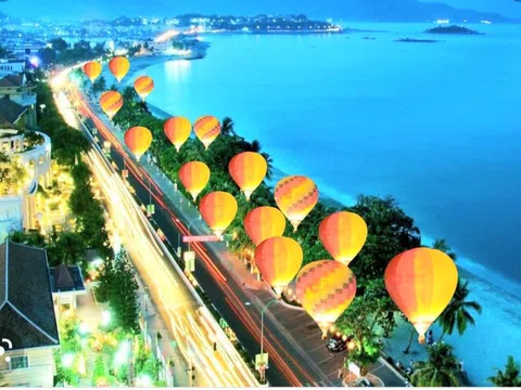 Lần đầu tiên Nghệ An tổ chức ngày hội Khinh khí cầu tại thị xã Cửa Lò