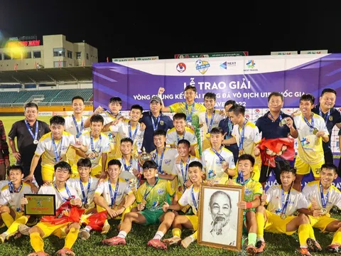 Sông Lam Nghệ An vô địch Giải U15 Quốc gia năm 2022