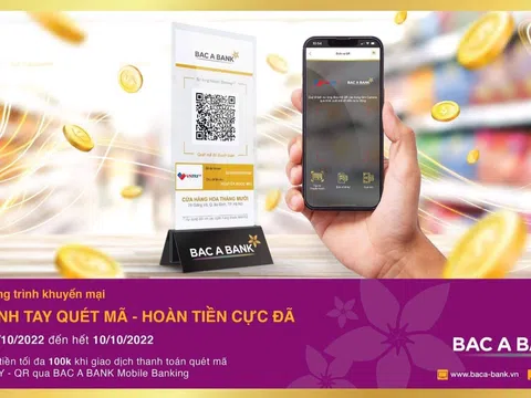 BAC A BANK ưu đãi hoàn tiền nhân ngày chuyển đổi số quốc gia