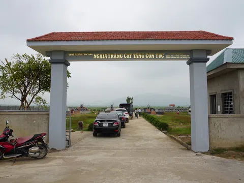 Dự án gần 120 tỷ mở rộng nghĩa trang Cồn Túc ở Nghệ An