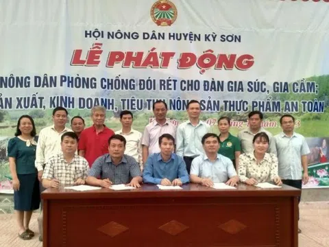 Huyện Kỳ Sơn (Nghệ An) phát động chương trình "Nông dân phòng chống đói, rét cho gia súc, gia cầm, sản xuất, kinh doanh, tiêu thụ nông sản thực phẩm an toàn”