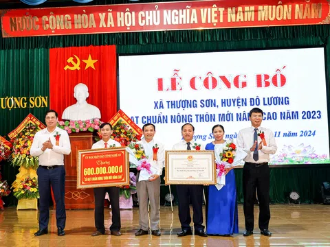 Xã Thượng Sơn (huyện Đô Lương) đạt chuẩn xã NTM nâng cao năm 2023