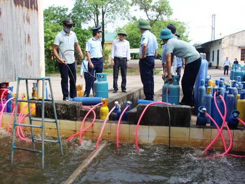 Quản lý thị trường tỉnh Quảng Bình xử lý 24 vụ vi phạm khí dầu mỏ hóa lỏng