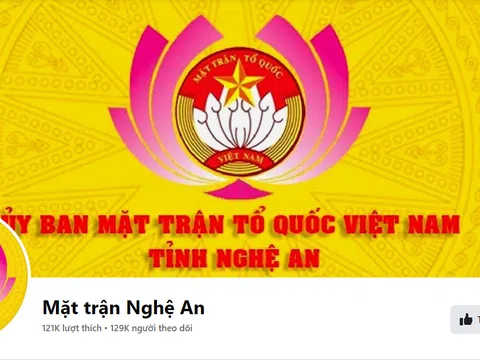 Hơn 120 nghìn người dân tương tác với Mặt trận Tổ quốc tỉnh Nghệ An qua mạng xã hội