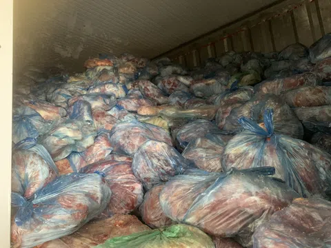 Phát hiện 40 tấn thịt lợn nhiễm dịch bệnh nguy hiểm tại kho hàng đông lạnh