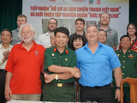 Tiếp nhận “Hồ sơ di sản chiến tranh Việt Nam” từ Hoa Kỳ