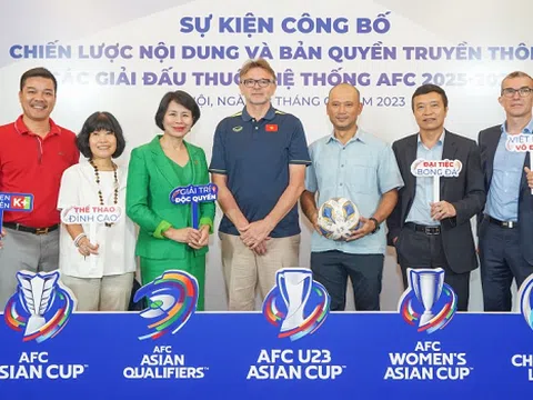 K+ độc quyền phát sóng các giải đấu AFC tới năm 2029